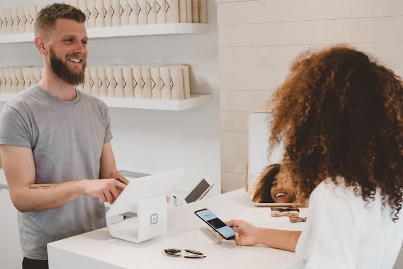 Customer interaction at a retail store